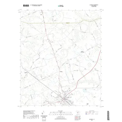 2020 Map of Allendale, 2020 Print