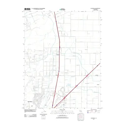 2012 Map of Allendale, 2012 Print