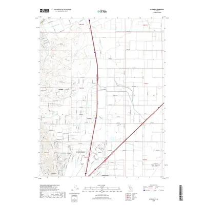 2018 Map of Allendale, 2018 Print