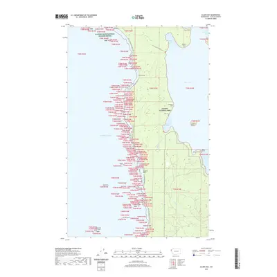 2020 Map of Allens Bay, 2020 Print