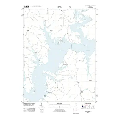 2011 Map of Allens Creek, 2011 Print