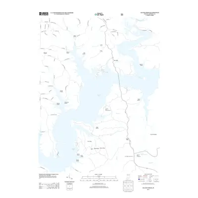 2013 Map of Allens Creek, 2013 Print