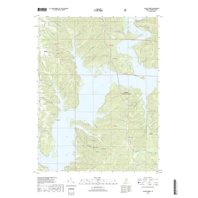 2019 Map of Allens Creek, 2019 Print