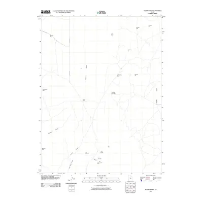2011 Map of Allens Ranch, 2011 Print