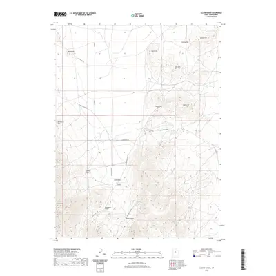 2020 Map of Allens Ranch, 2020 Print