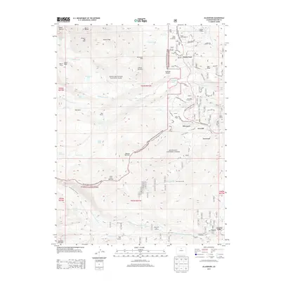 2013 Map of Allenspark, 2013 Print