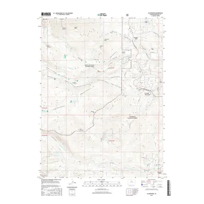 2016 Map of Allenspark, 2016 Print