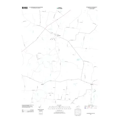 2013 Map of Allensville, 2013 Print