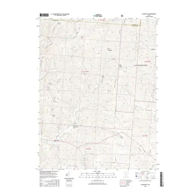 2016 Map of Allensville, 2016 Print