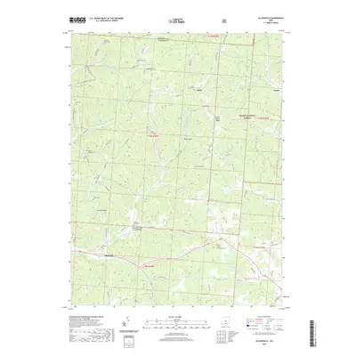 2019 Map of Allensville, 2019 Print
