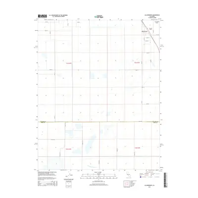 2015 Map of Allensworth, 2015 Print