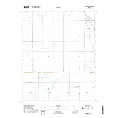 2018 Map of Allensworth, 2018 Print