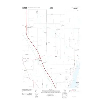 2013 Map of Allenton, 2013 Print