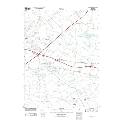 2011 Map of Allentown, 2011 Print