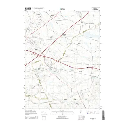 2014 Map of Allentown, 2014 Print