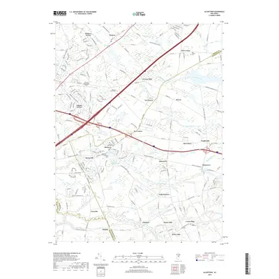 2019 Map of Allentown, 2019 Print