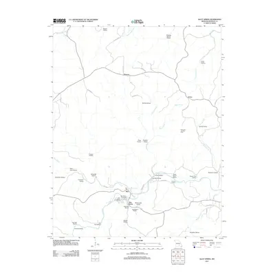 2011 Map of Alley Spring, 2011 Print