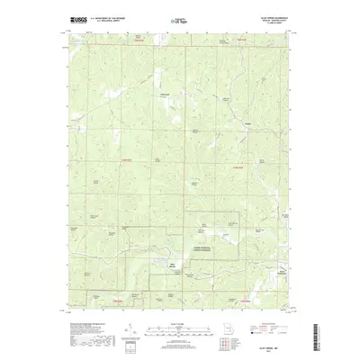 2017 Map of Alley Spring, 2017 Print