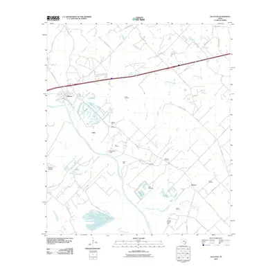 2010 Map of Alleyton, 2010 Print