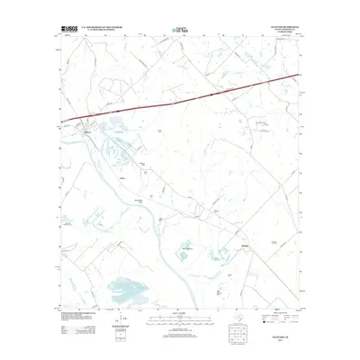 2013 Map of Alleyton, 2013 Print
