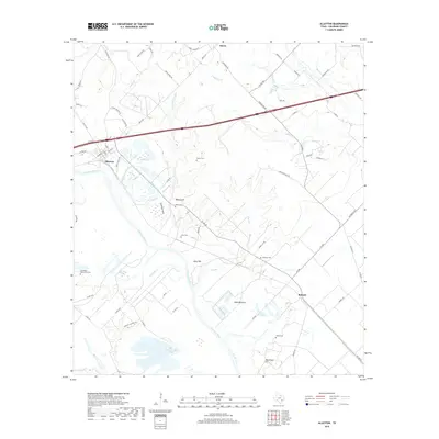 2019 Map of Alleyton, 2019 Print