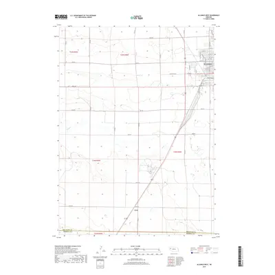 2017 Map of Alliance West, 2017 Print