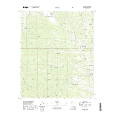 2020 Map of Allie Canyon, 2020 Print