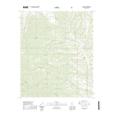 2023 Map of Allie Canyon, 2023 Print