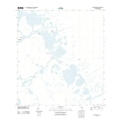 2012 Map of Alligator Bay, 2012 Print