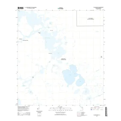 2015 Map of Alligator Bay, 2015 Print