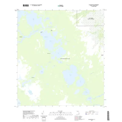 2018 Map of Alligator Bay, 2018 Print