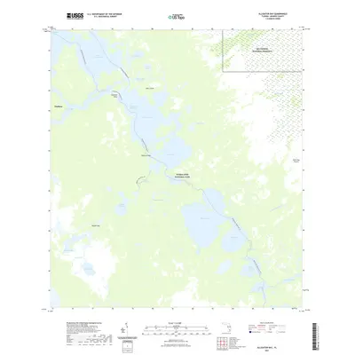 2021 Map of Alligator Bay, 2021 Print