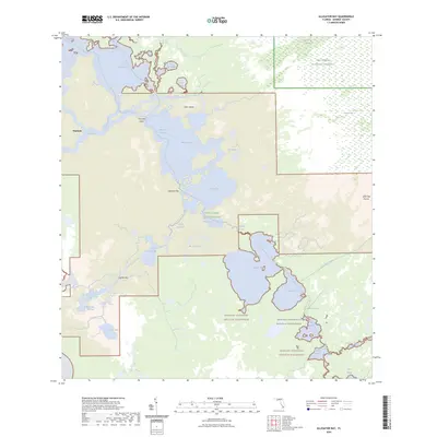 2024 Map of Alligator Bay, 2024 Print