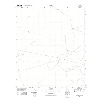 2010 Map of Alligator Draw, 2010 Print