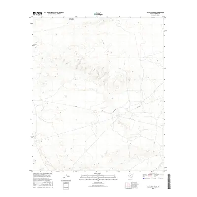 2016 Map of Alligator Draw, 2016 Print
