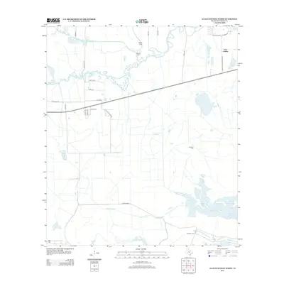 2013 Map of Alligator Hole Marsh, 2013 Print