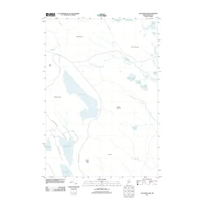 2011 Map of Alligator Lake, 2011 Print