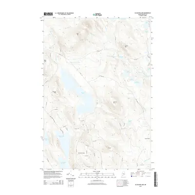 2014 Map of Alligator Lake, 2014 Print
