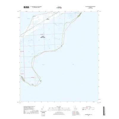 2018 Map of Alligator Point, 2018 Print