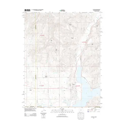 2013 Map of Allison, 2013 Print
