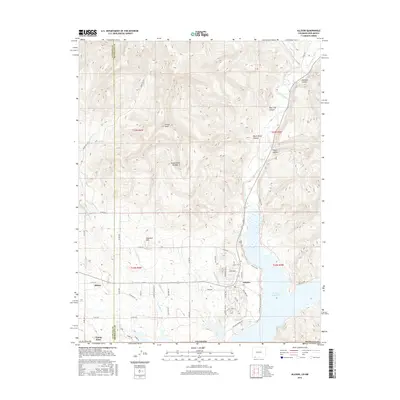 2016 Map of Allison, 2016 Print
