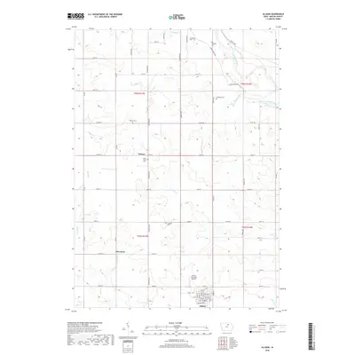 2018 Map of Allison, 2018 Print
