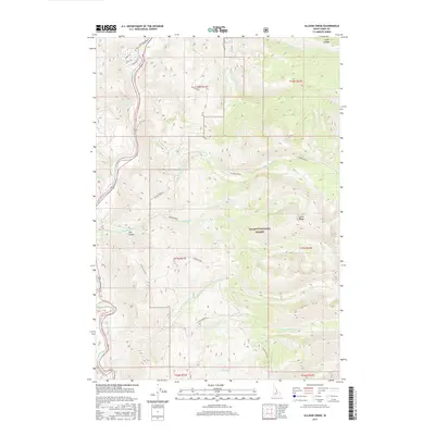 2017 Map of Allison Creek, 2017 Print