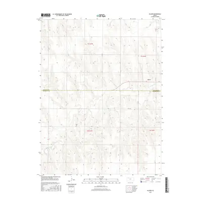2015 Map of Allison, 2015 Print