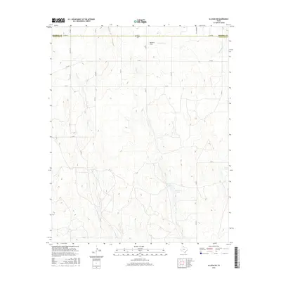 2016 Map of Allison SW, 2016 Print