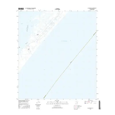 2016 Map of Allyns Bight, 2016 Print