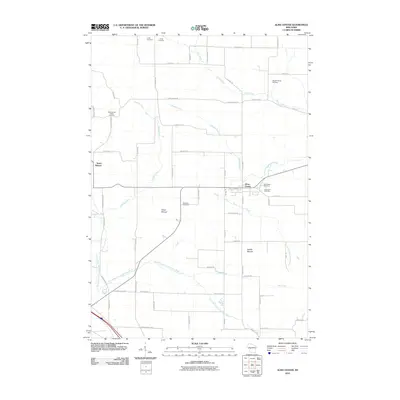 2010 Map of Alma Center, 2010 Print
