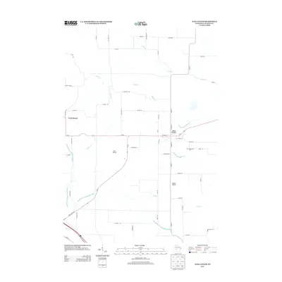 2013 Map of Alma Center, 2013 Print