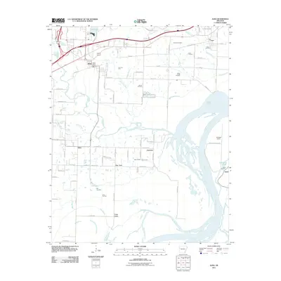 2011 Map of Alma, 2011 Print