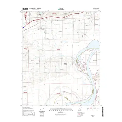2014 Map of Alma, 2014 Print